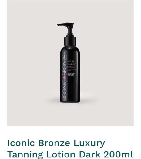 Brand New Iconic Bronze Luxury Tanning Lotion - Shade - Dark - Size - 200ml - RRP - 11.99
