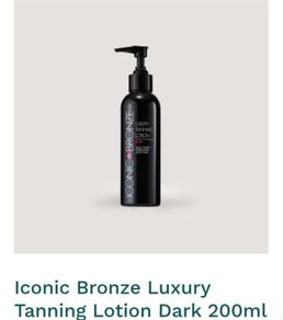 Brand New Iconic Bronze Luxury Tanning Lotion - Shade - Dark - Size - 200ml - RRP - 11.99