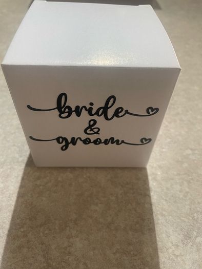 Bride & groom shot glasses