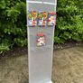 Large Silver Shop Display Stand With Hooks Image 3
