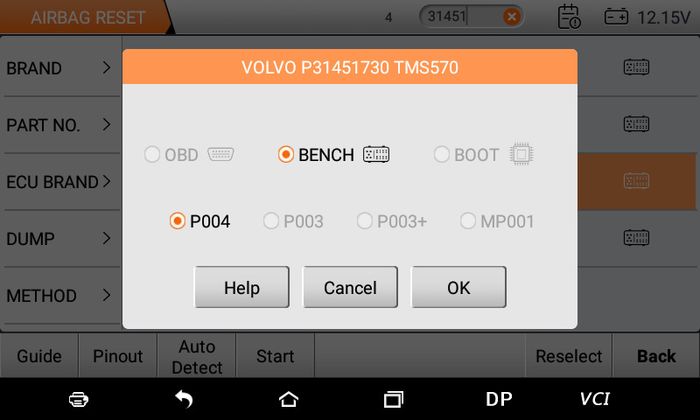 Obdstar P50 diagnosis tablet