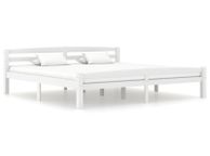 main image for ad Bed Frame White Solid Pinewood 180x200 cm
