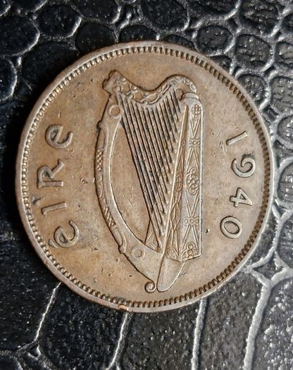 Ireland 1940 key date 1/2 d Half Penny coin