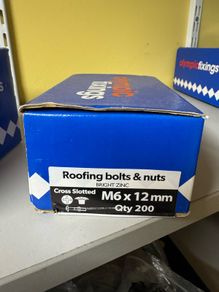 M6x12mm Roofing Bolts and Nuts