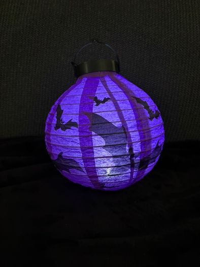 Halloween Decorations. Lights, Wreath, Fabric Decorations, etc