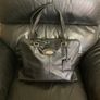 Black leather Rowallan shoulder bag Image 4