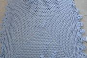 hand knitted baby blanket
