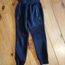 Age 7 Black Tracksuit Bottoms Image 2