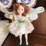 Collectible China Alberon Christmas Fairy Doll with stand in box Image 5