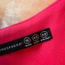 Cerise pink dress with beautiful cut Size 16 Image 4