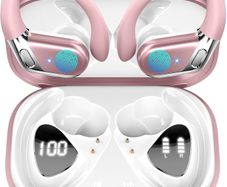 Chalvh B01 Bluetooth 5.4 Sport Headphones, 50 Hours HiFi Stereo, Wireless with Noise Cancellation, IP7 Waterproof, Running/Gym