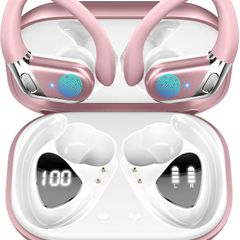 Chalvh B01 Bluetooth 5.4 Sport Headphones, 50 Hours HiFi Stereo, Wireless with Noise Cancellation, IP7 Waterproof, Running/Gym