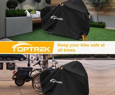 Toptrek Black Double Bike Cover