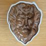 Achill Pottery Lion's Head Plaque Image 2