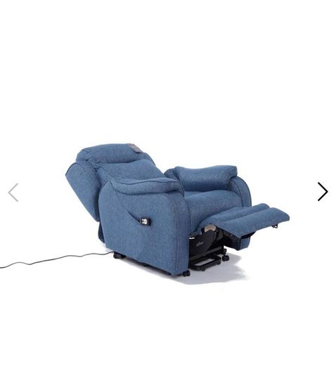 Parkerknoll Boston Electric Recliner Chair Fabric Navy