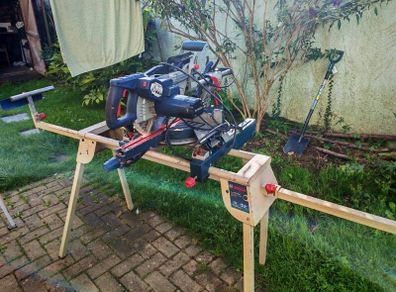 Mitre saw. Bosch professional.