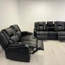 Electric Real Leather Orlando Recliner Sofa Set Image 6