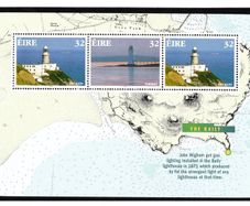 1997 Ireland Lighthouse Commemorative Stamps Booklet Pane Showing The Baily Lighthouse Mint Never Hinged (MNH). Hibernian HP93.