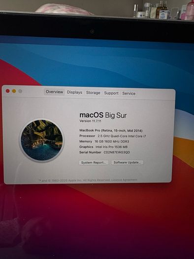 Macbook Pro 2014