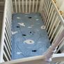 White Baby Cot / Crib with Adjustable Base Image 3