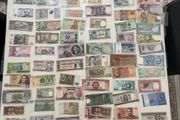 Worldwide album banknote collection of UNC notes over 101pc  100 county's