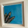 Framed Original Fish Painting Swim Art Contemporary Art Painting  Original Gift Image 6