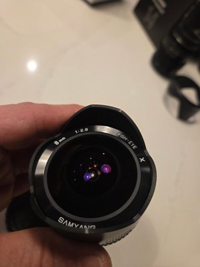 fuji mount 8mm fish eye, samyang.