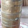 Antique French brass coffee mill Image 2