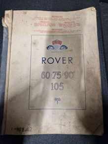 rover owners instruction manual