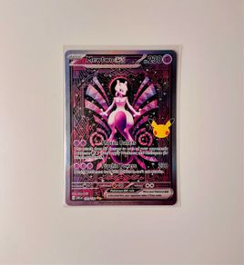 Pokemon TCG 30th Celebration Mewtwo Ex 151/128 Special Illustration Rare English