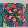 Abstract 1970's Framed Psychedelic Poster Art Image 3