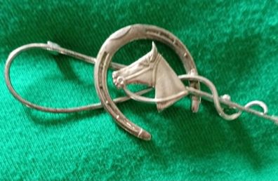 Vintage Sterling Silver hat and whip tie pin
