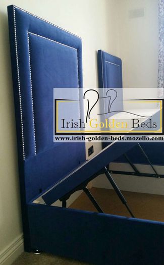 ottoman lift up bed frame headboard
