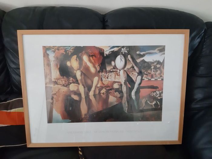 large Dali framed print