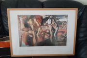 large Dali framed print