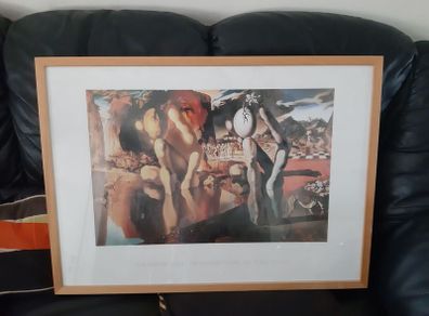 large Dali framed print