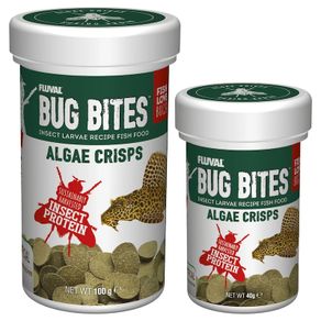 Fluval Bug Bites Algae Wafers 40g - Sinking Food for Bottom Feeders (Plecos, Ancistrus)