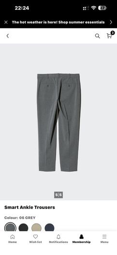 UNIQLO Smart Ankle Trousers