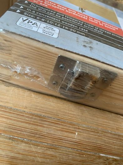 Sealed (wooded Boxed) powerfix auger set of 6