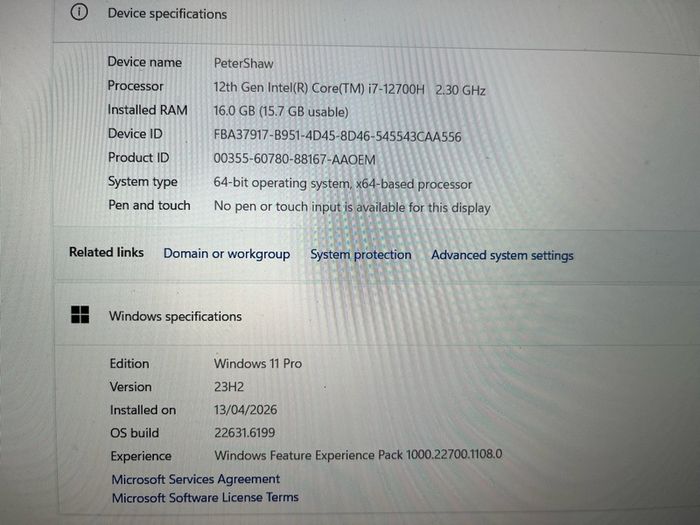 Dell Xps 15 9520