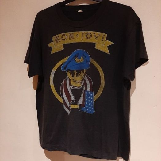 vintage Bon Jovi Tee Shirt Dublin 1988