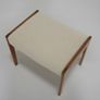 Vintage Studio Donegal Tweed and Oak Stool, 1960s. Image 3