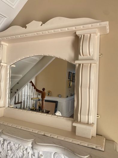 Over mantle mirror