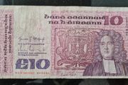 Ireland 1986 Swift 10 pound banknote