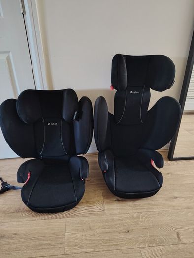 Black Cybex Solution B-Fix group 2/3 car seat