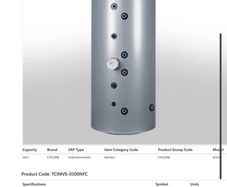 Joule Solar cylinder for sale 300 litre