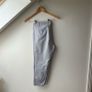 Mint Velvet Light Grey Cropped Chino Trousers UK14 Image 4