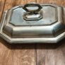 Silver Plated Covered Harrison Bros & Howson Alpha Vintage Entree Serving Dish and Cover Silverplate Sheffield England Antique Collectable Retro Image 7