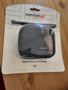TOMTOM One Carry Case and Strap Genuine Tom Tom Hardcover - Black 30 SERIES 125.