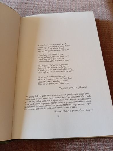1972 1st Edition. The Gems She Wore: A Book of Irish Places. James Plunkett. Vintage. Ireland.